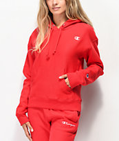 Champion Reverse Weave Scarlet Red Hoodie