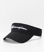 Champion Twill & Mesh Black Visor