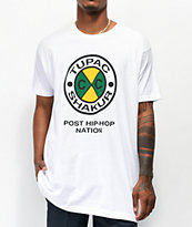 Cross Colours x Tupac Circle Logo White T-Shirt