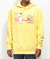 Diamond Supply Co. x Family Guy OG Script Yellow Hoodie