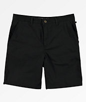 Free World Walker All Black Chino Shorts