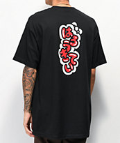 Girl x Hello Kitty 45th Anniversary Push Black T-Shirt