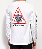 HUF x Budweiser Eagle White Long Sleeve T-Shirt