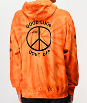 Loser Machine Trench Light Orange Tie Dye Hoodie