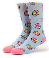Odd Future Donut Allover Blue Crew Socks