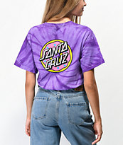 Odd Future x Santa Cruz Cyclone Purple Tie Dye T-Shirt