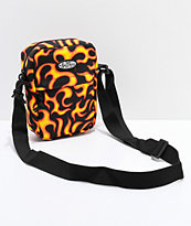 Petals and Peacocks Flames Shoulder Bag