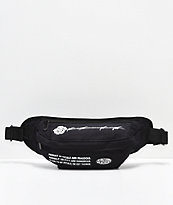 Petals by Petals and Peacocks Barbed Rose Black Fanny Pack