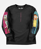 Primitive x Rick and Morty Vortex Black Long Sleeve T-Shirt
