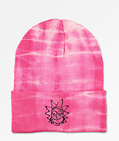 Primitive x Rick and Morty Vortex Rick Washed Pink Beanie