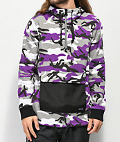 Rothco x Vitriol Y2K Purple Anorak Fleece Jacket