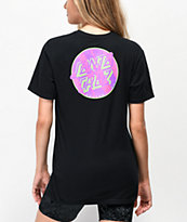 Santa Cruz Brush Dot Black T-Shirt
