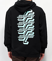 Santa Cruz Stacked Black Hoodie