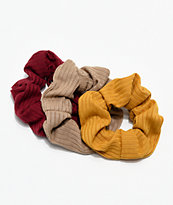 Stone + Locket Autumn Scrunchie 3 Pack