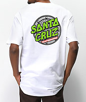 TMNT x Santa Cruz Sewer Dot White T-Shirt