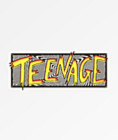 Teenage Scratchy Swirl Sticker