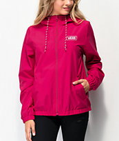 Vans Kastle III Pink Windbreaker Jacket