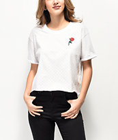 Vans Leila Check White T-Shirt