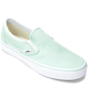vans slip on mint vans slip on mint