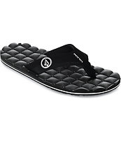 Volcom Recliner Black & White Sandals