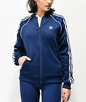 adidas 3-Stripe Collegiate Dark Blue Track Jacket